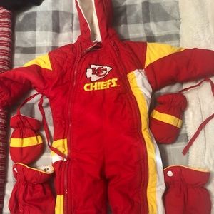 Kansas City Chiefs 12 m month snow suit nfl baby